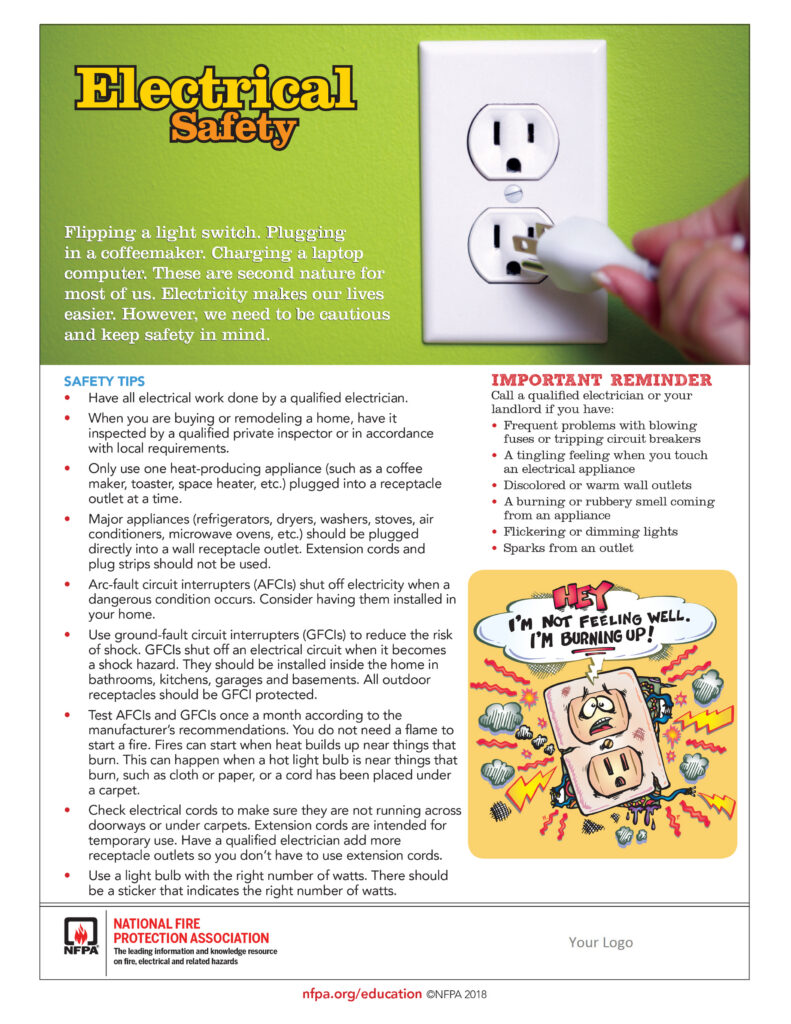 Electrical Safety Tip Sheet